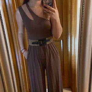 Brown Jumpsuit